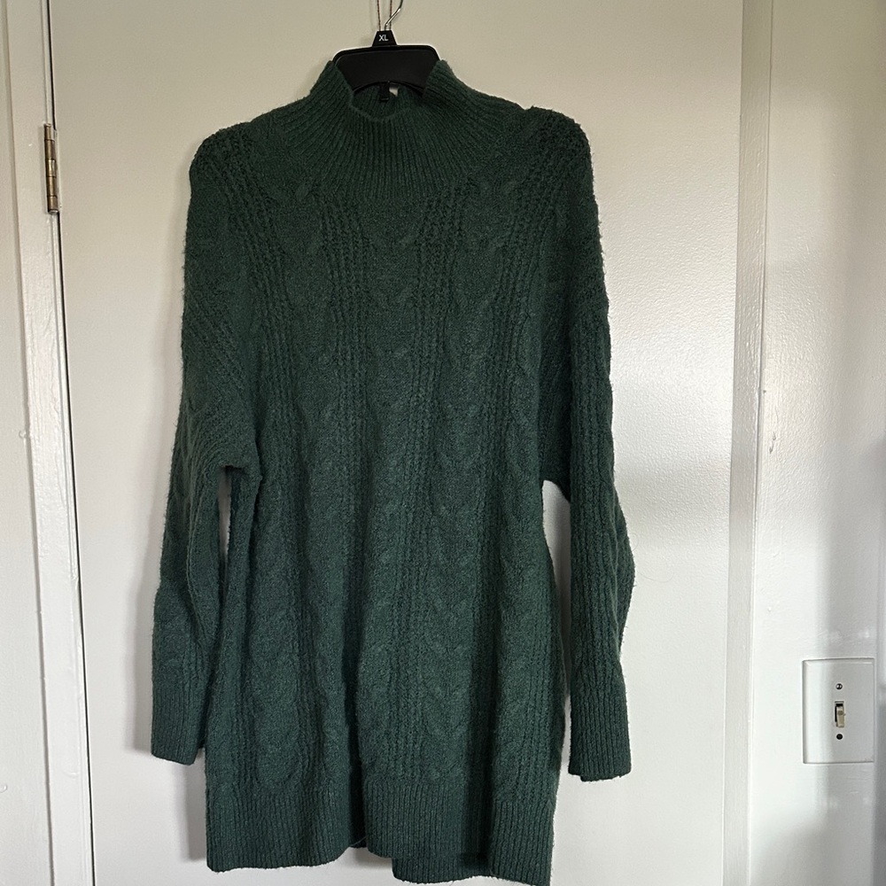 Knox Rose Forest Green Turtleneck Sweater
